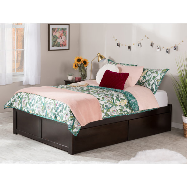 Harriet Bee Quitaque Solid Wood Storage Platform Bed & Reviews | Wayfair